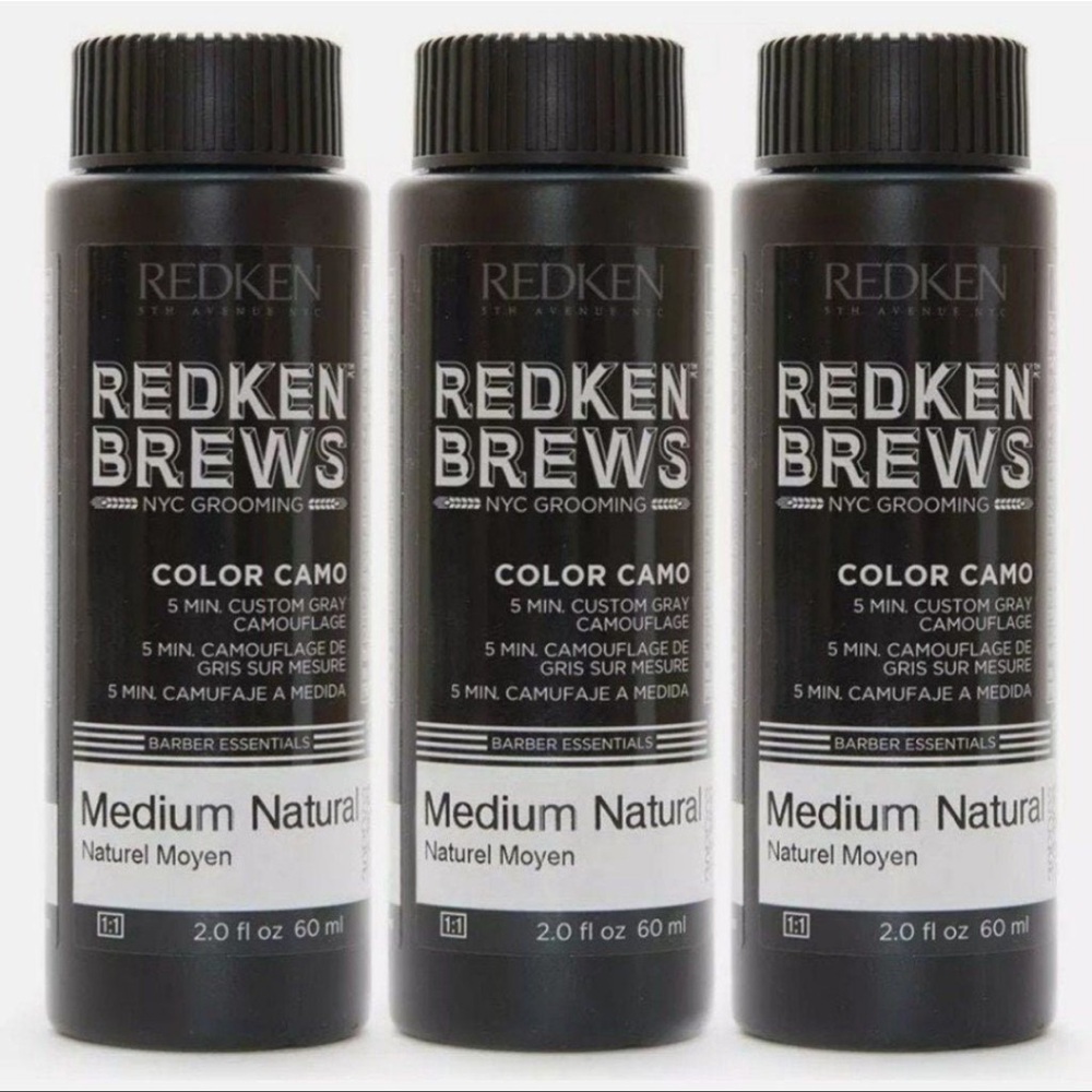 Redken Brews Camo Medium Natural x 3